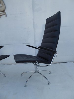 SAS Copenhagen Airport Lounge Chairs by Jens Ammunsen for Fritz Hansen, 1981, Set of 2-AWL-769033