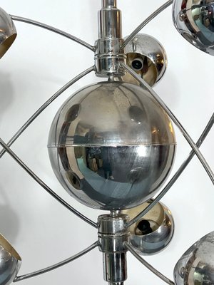 Satellite Chrome Chandelier by Goffredo Reggiani, 1960s-OT-1179378