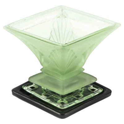 Satin Art Glass Centerpiece, 1950s-ZCI-1379214