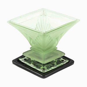 Satin Art Glass Centerpiece, 1950s-ZCI-1379214