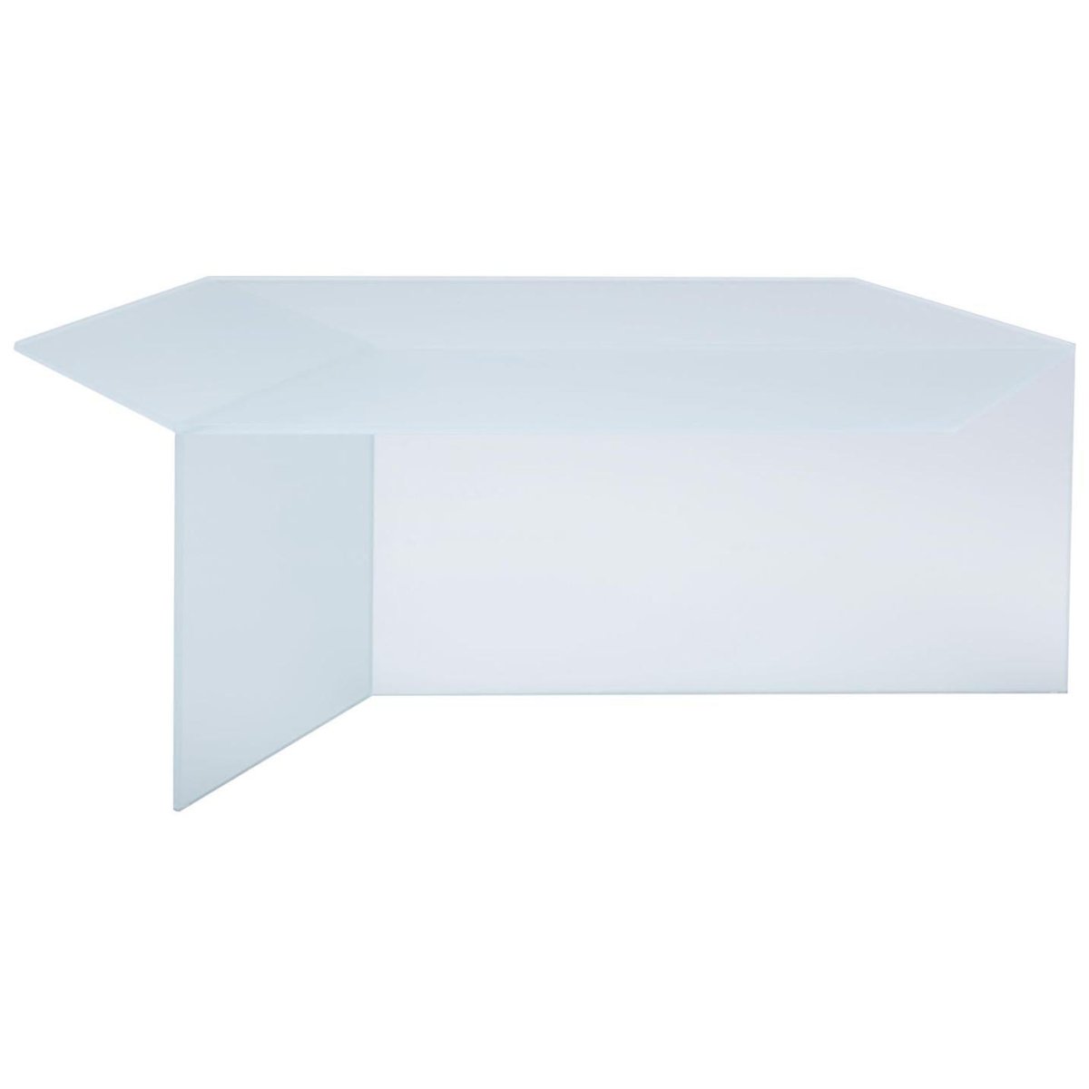 Satin Glass ''Isom Oblong'' Coffee Table, Sebastian Scherer