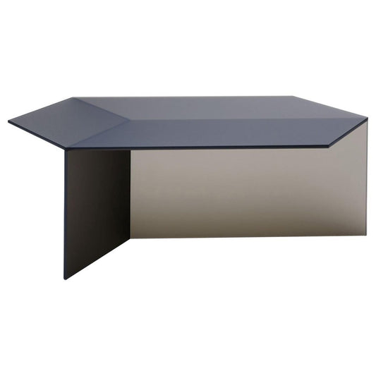 Satin Glass ''Isom Oblong'' Coffee Table, Sebastian Scherer