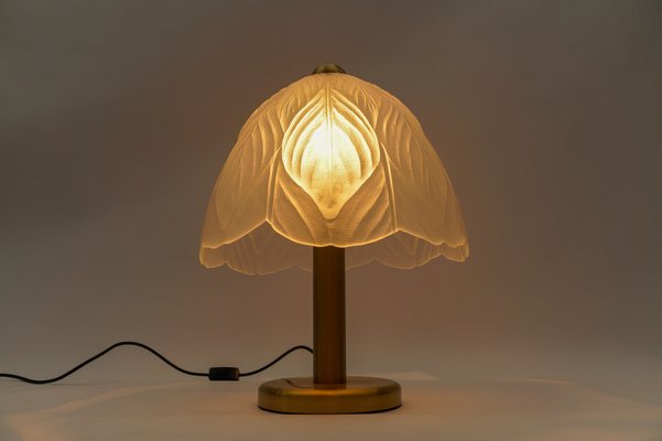 Satin Glass Table Lamp from Peill & Putzler, 1960s-KQB-1802401