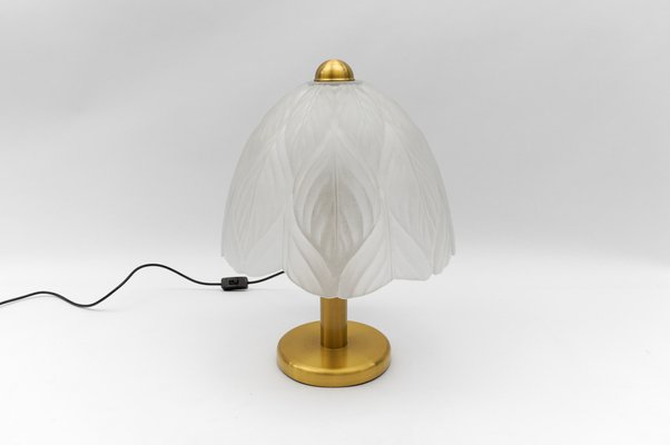 Satin Glass Table Lamp from Peill & Putzler, 1960s-KQB-1802401