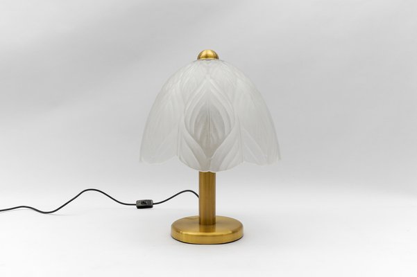 Satin Glass Table Lamp from Peill & Putzler, 1960s-KQB-1802401