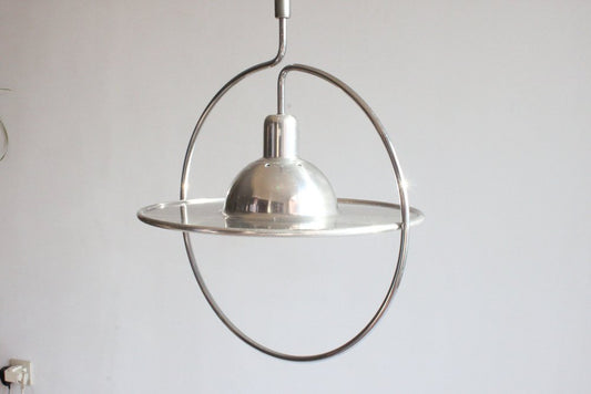 Saturn Pendant Lamp in Aluminium, 1970s