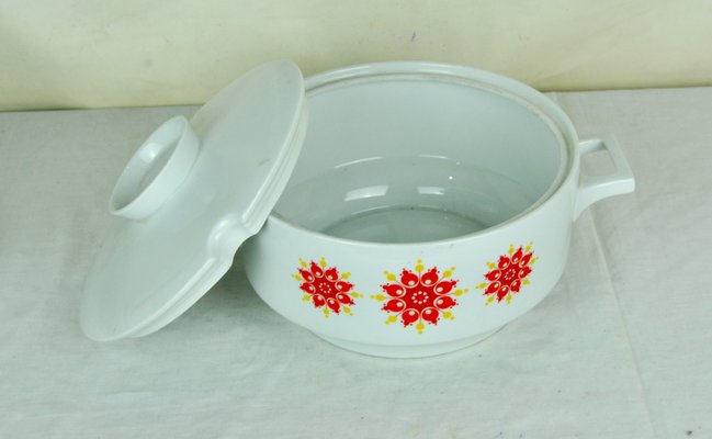 Sauceboat, Gravy Boat, and Bavarian Dishes Set, 1970s, Set of 6-ROJ-625509