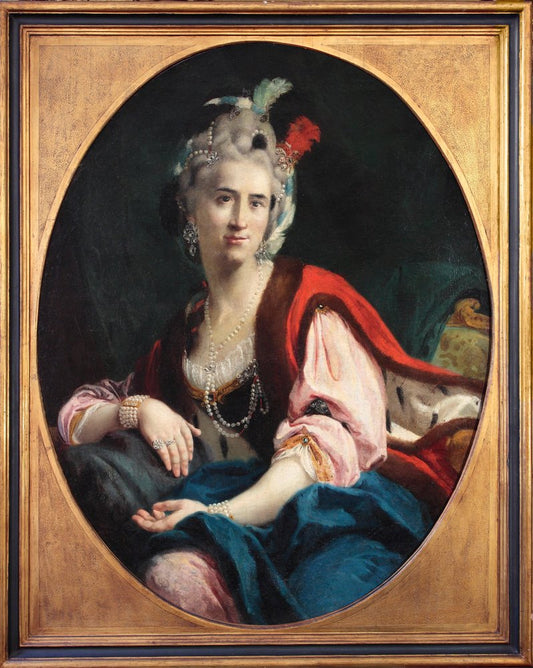 Saverio Dalla Rosa, Ritratto di dama, XVIII secolo, olio su tela