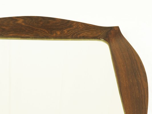 Savino Mirror in Rosewood by Campo E Graffi for Home, 1960s-RD-1823007