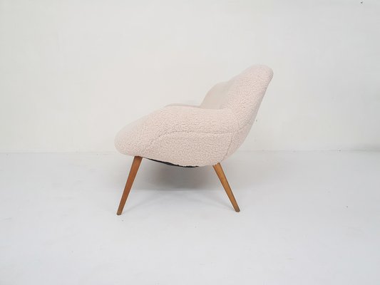 Scandinanvian Modern Sofa in Boucle, Denmark, 1960s-ZO-1297760