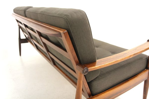 Scandinavian 3-Seater Rosewood Sofa, Denmark, 1960s-GEK-2043259