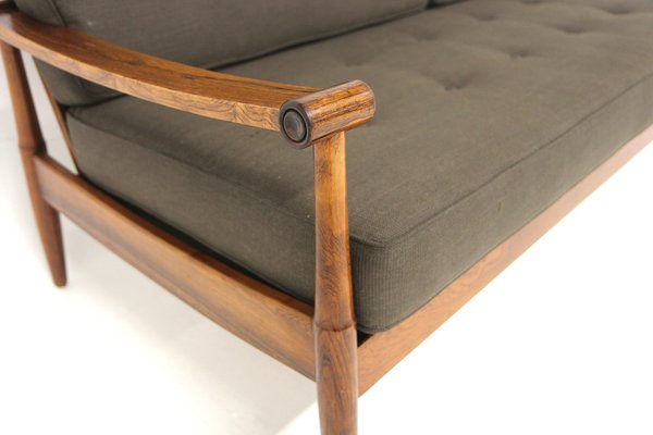 Scandinavian 3-Seater Rosewood Sofa, Denmark, 1960s-GEK-2043259