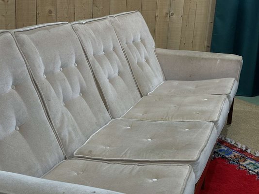 Scandinavian 4-Seater Sofa in Teak, 1970s-QYF-2023656