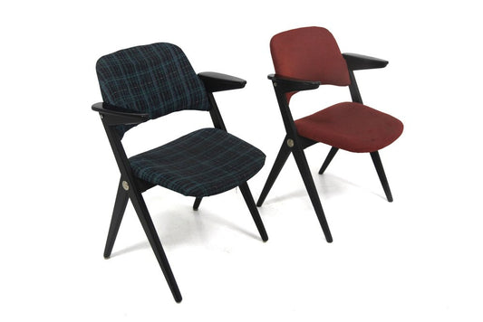 Scandinavian 562-026 Chairs by Bengt Ruda for Nordiska Kompaniet, Sweden, 1950s, Set of 2