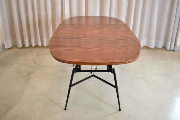 Scandinavian Adjustable Coffee or Dining Table, 1960s-GXL-1231470