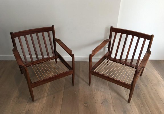 Scandinavian Armchairs, 1970s, Set of 2-BA-658549