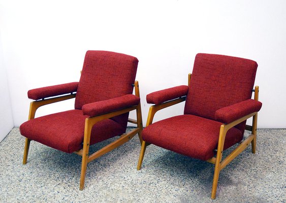 Scandinavian Armchairs and Sofa, 1960s, Set of 3-HS-1780370