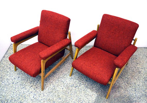 Scandinavian Armchairs and Sofa, 1960s, Set of 3-HS-1780370