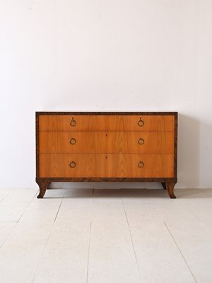 Scandinavian Art Deco Chest of Drawers, 1940s-QWP-2035867