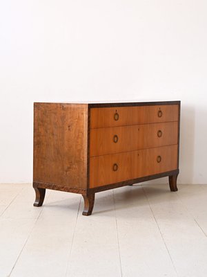 Scandinavian Art Deco Chest of Drawers, 1940s-QWP-2035867