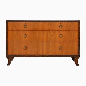 Scandinavian Art Deco Chest of Drawers, 1940s-QWP-2035867