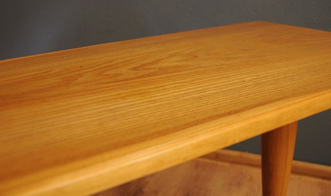 Scandinavian Ash Table on Turned Legs-KDW-1309782