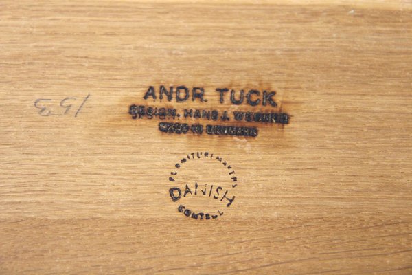 Scandinavian at-45 Service by Hans J Wegner for Andreas Tuck, Denmark, 1950s-GEK-1711156