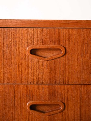 Scandinavian Bedside Table with Drawers, 1960s-QWP-2034942