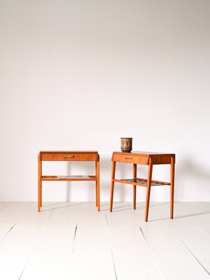 Scandinavian Bedside Tables, 1960s, Set of 2-QWP-1722630