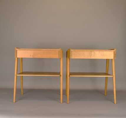 Scandinavian Bedside Tables from Ab Calstrom & Co Mobelfabik, 1960s, Set of 2-AOU-1732892