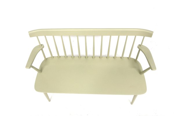 Scandinavian Beech Bench, Sweden, 1950s-GEK-1749582