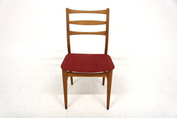 Scandinavian Beech Chairs, Sweden, 1960s, Set of 4-GEK-2043131