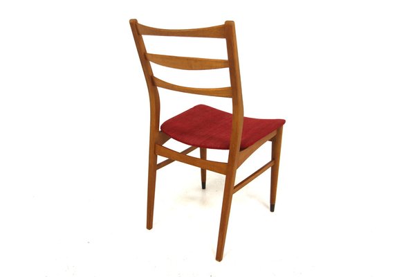 Scandinavian Beech Chairs, Sweden, 1960s, Set of 4-GEK-2043131