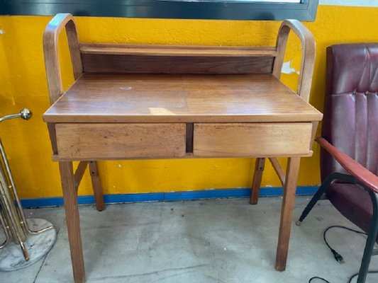 Scandinavian Birch Desk, 1960s-BNU-1811430