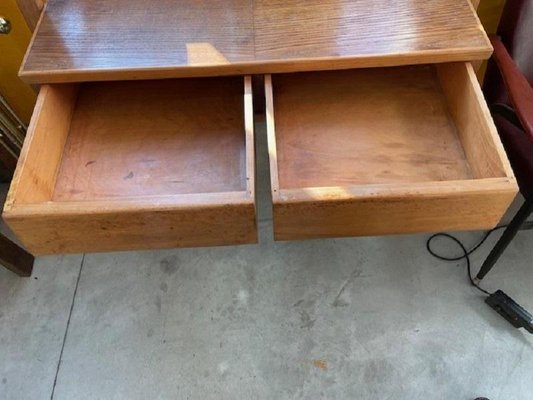 Scandinavian Birch Desk, 1960s-BNU-1811430