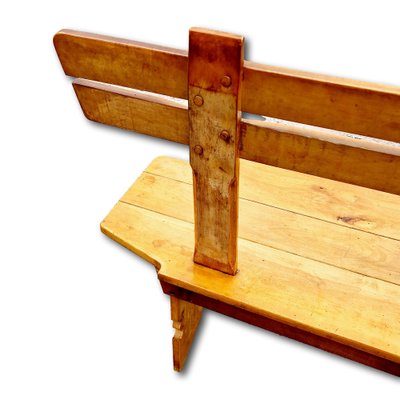 Scandinavian Birch Free Form Bench, 1950s-ES-1725093