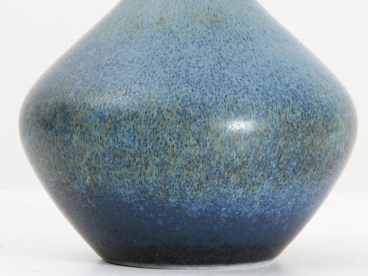 Scandinavian Blue Ceramic Vase by Carl-Harry Stalhane for Rörstrand