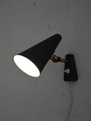 Scandinavian Blue Wall Light, 1950s-QWP-2033964