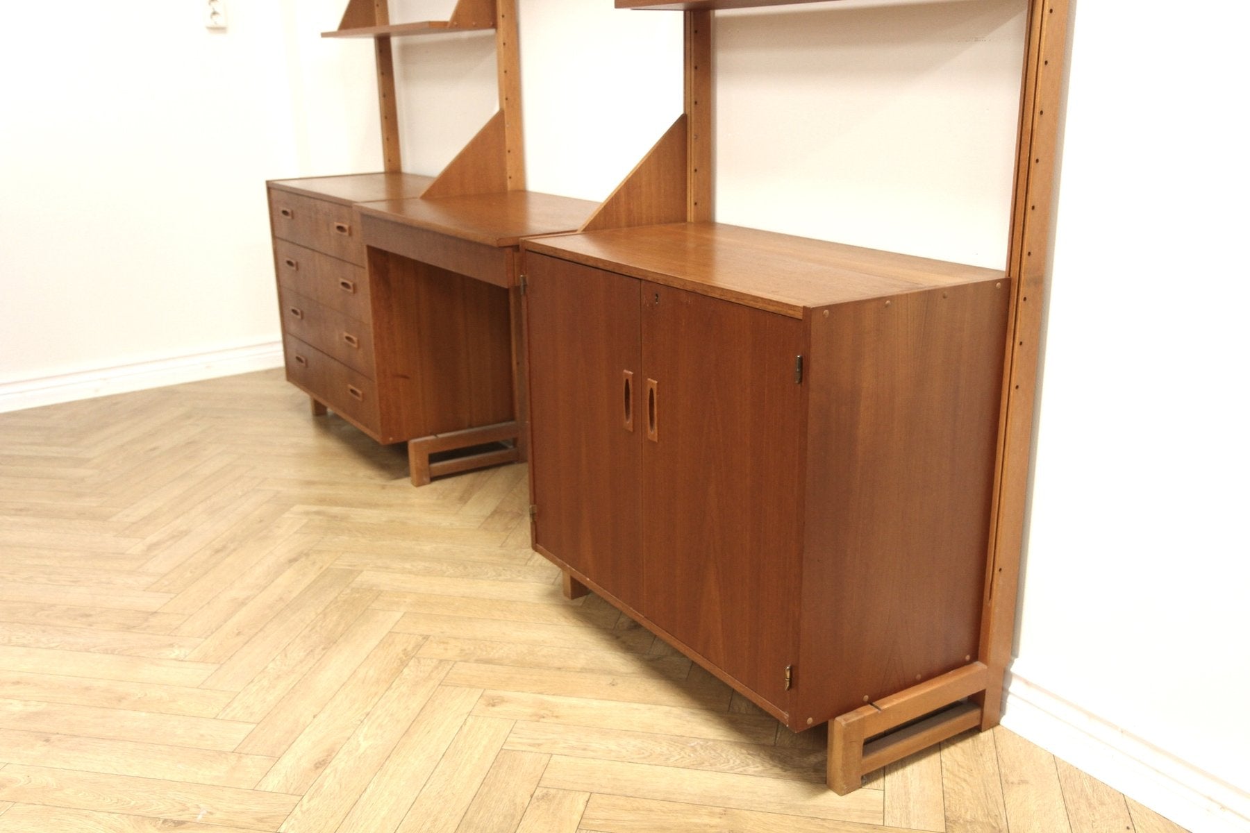 Scandinavian Bookcase by Bröderna Gustafssons for Alberts Tibro, 1960