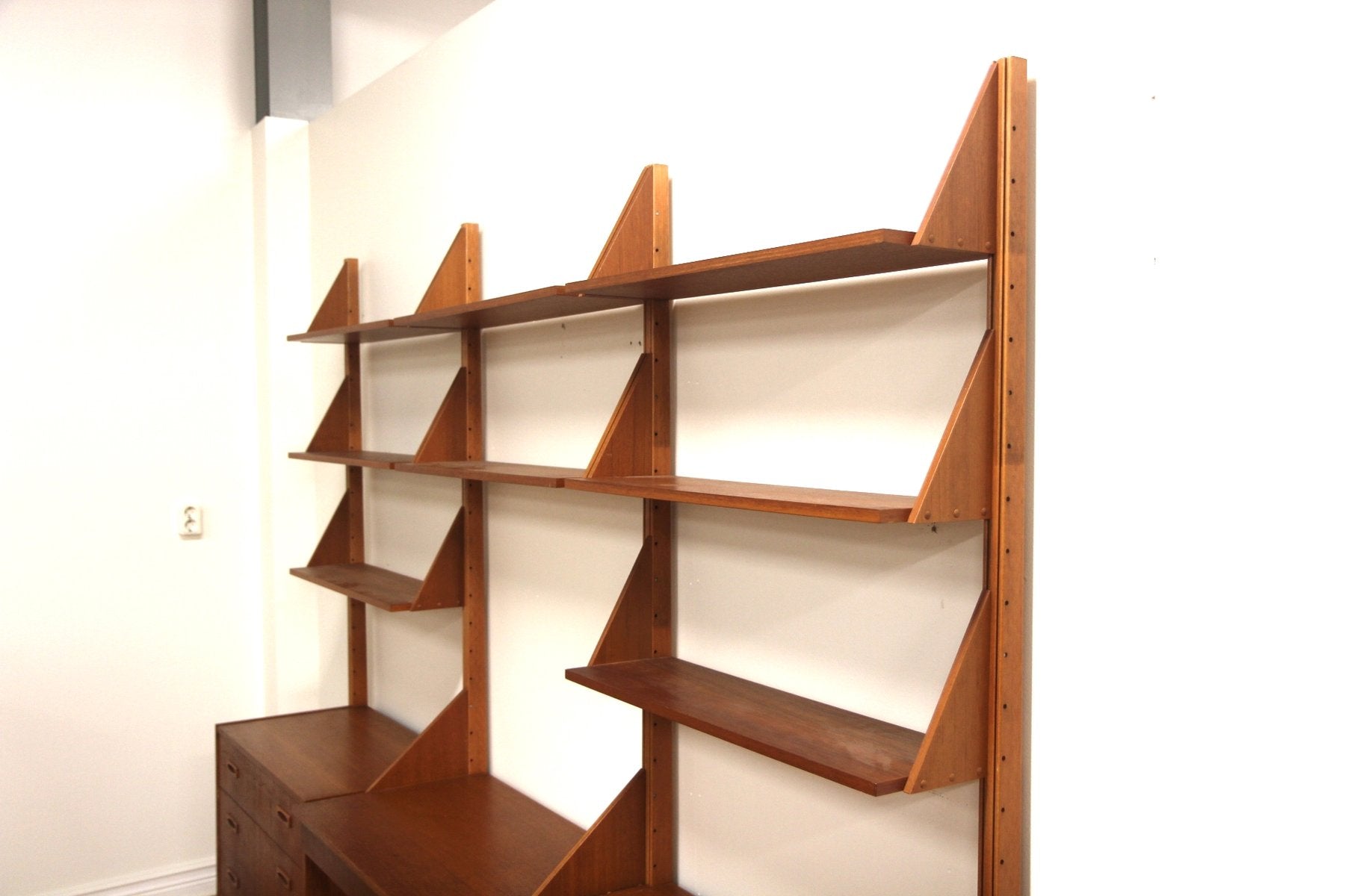 Scandinavian Bookcase by Bröderna Gustafssons for Alberts Tibro, 1960