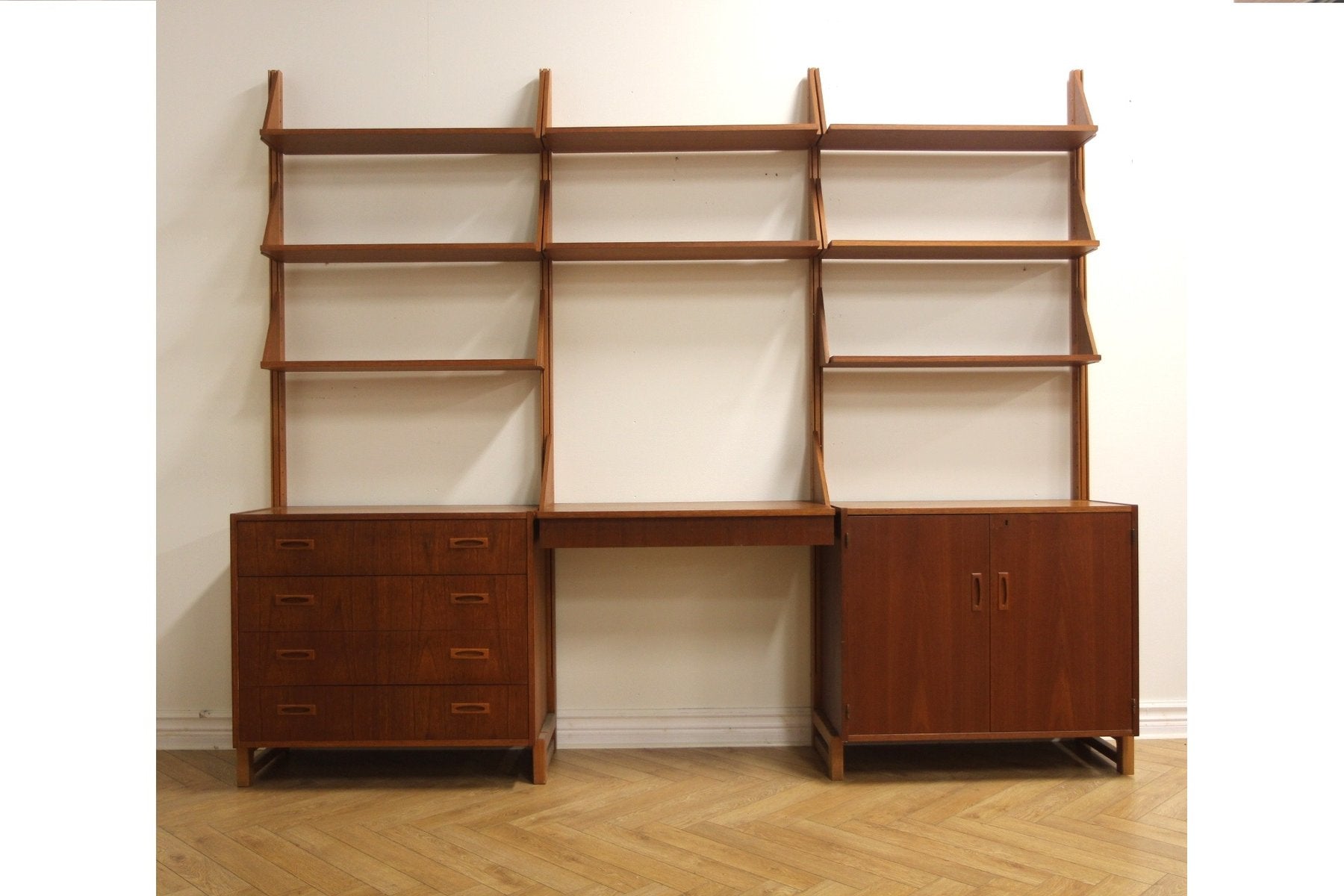 Scandinavian Bookcase by Bröderna Gustafssons for Alberts Tibro, 1960