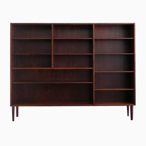 Scandinavian Bookcase in Dark Wood, 1960s-CC-1354332