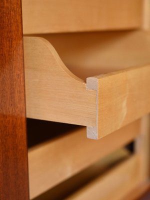 Scandinavian Bookcase with Desk, 1960s-QWP-2033989