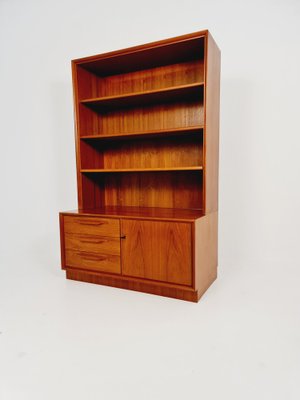 Scandinavian Bookshelf in Teak Veneer by Strobeck, Denmark, 1960s-IQR-1323944