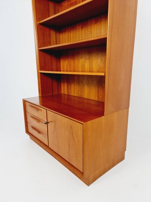 Scandinavian Bookshelf in Teak Veneer by Strobeck, Denmark, 1960s-IQR-1323944