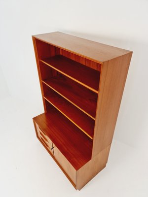 Scandinavian Bookshelf in Teak Veneer by Strobeck, Denmark, 1960s-IQR-1323944