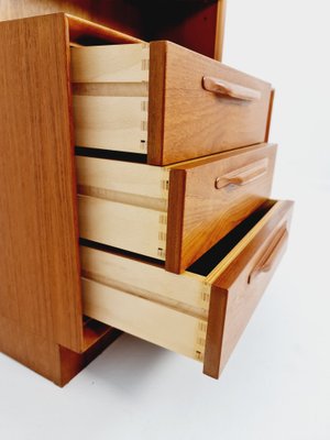 Scandinavian Bookshelf in Teak Veneer by Strobeck, Denmark, 1960s-IQR-1323944