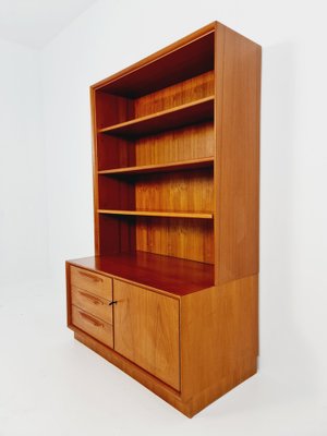 Scandinavian Bookshelf in Teak Veneer by Strobeck, Denmark, 1960s-IQR-1323944