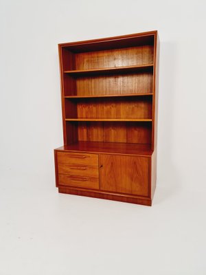 Scandinavian Bookshelf in Teak Veneer by Strobeck, Denmark, 1960s-IQR-1323944