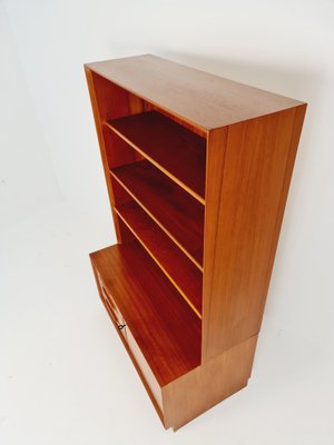 Scandinavian Bookshelf in Teak Veneer by Strobeck, Denmark, 1960s-IQR-1323944